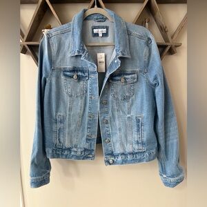 Loft Denim Blue Women's Jean Jacket. Size large. Perfect condition. NWT